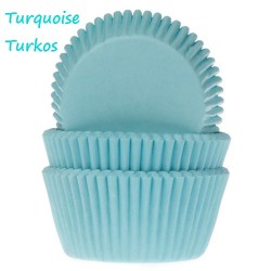 Turquoise, 50 st muffinsformar